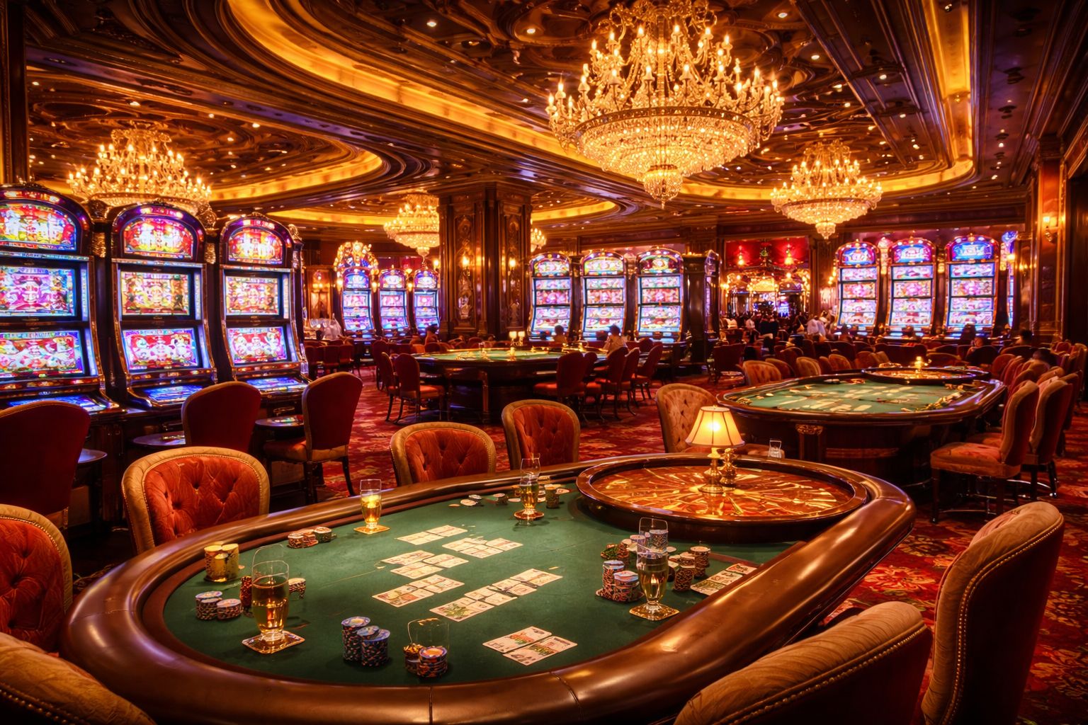 Biểu ngữ sảnh casino ND 88 với không khí chơi game đầy màu sắc