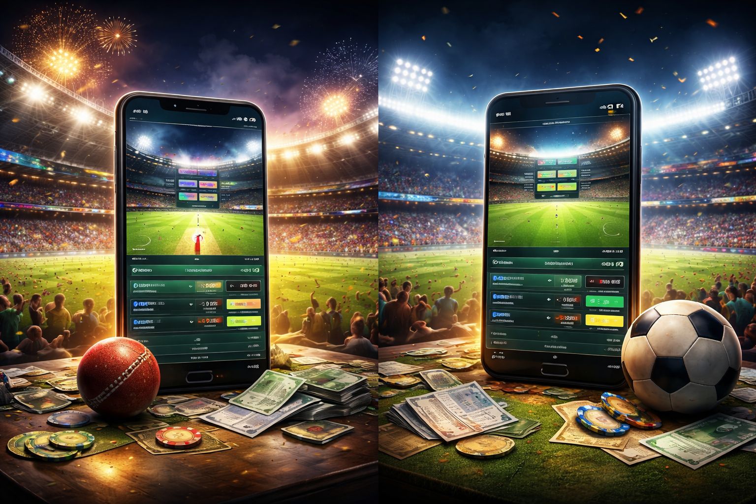 Bóng Đá, Cricket, Và Thị Trường Bổ Sung Sẵn Sàng Trước Và Trong Trận